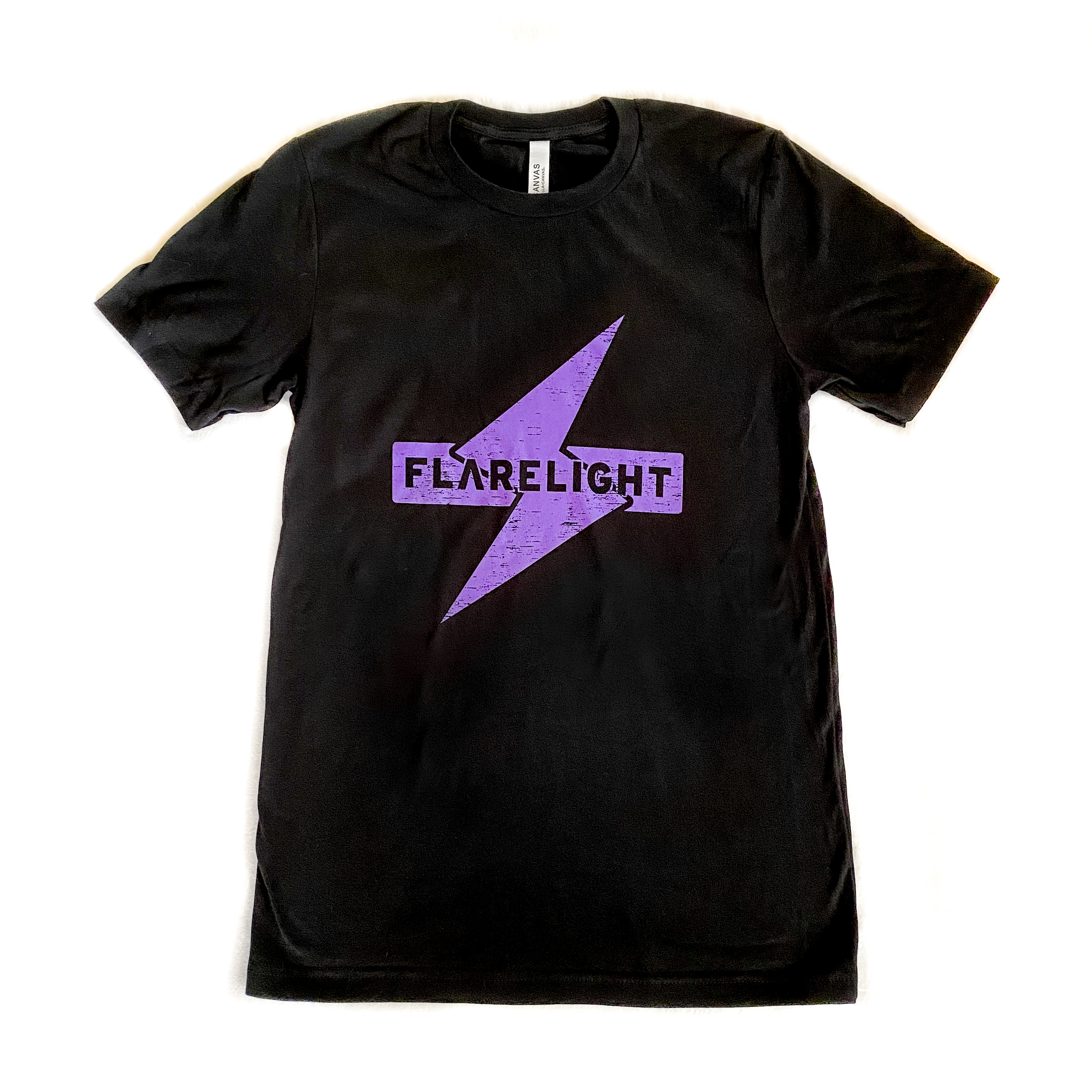 Flarelight logo shirt in black